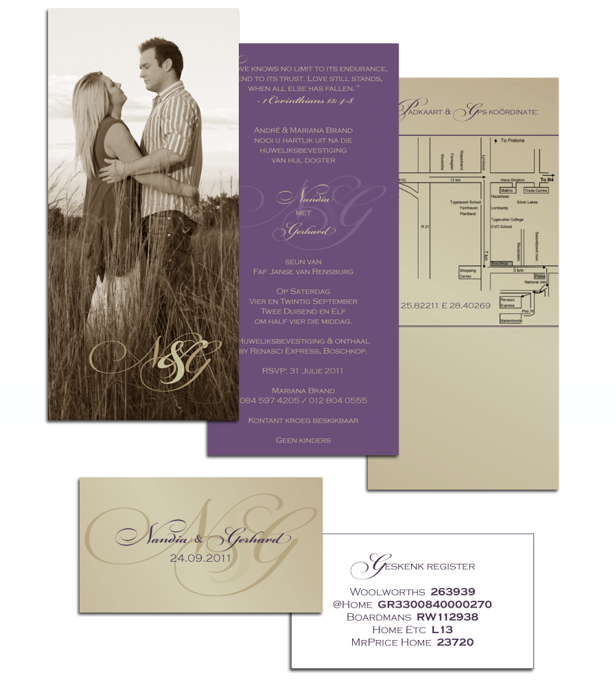 Nadia Wedding Invitation