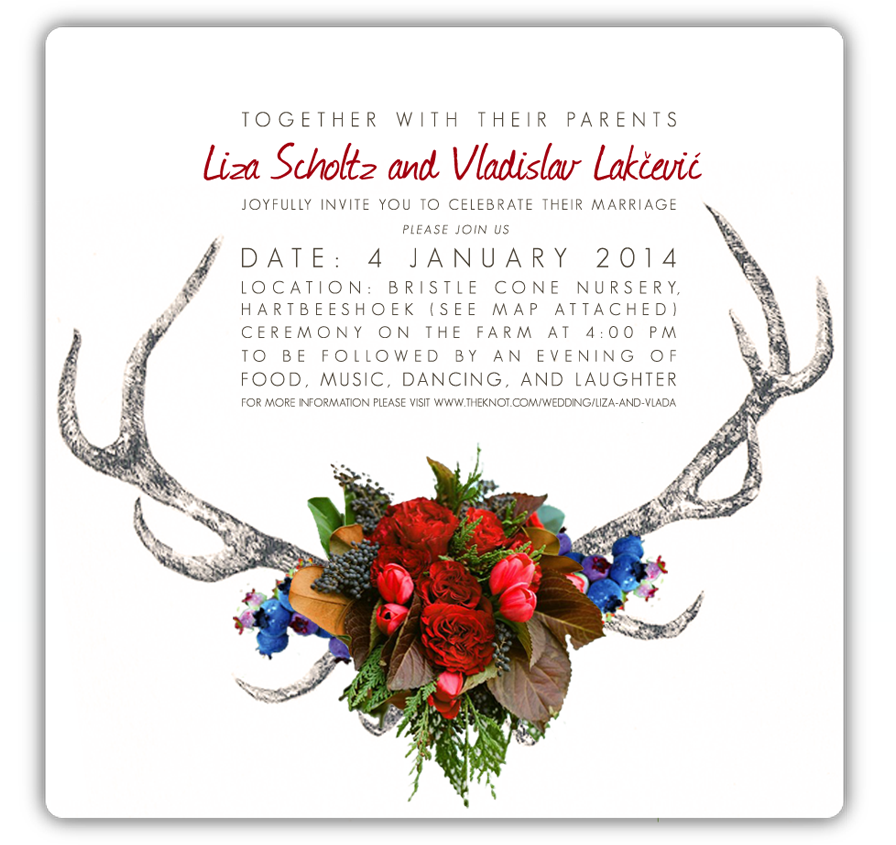 L&V Wedding Invitation